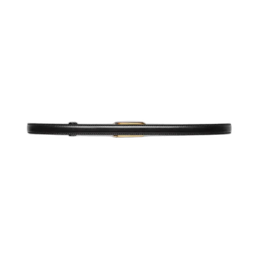 Thin belt with Interlocking G buckle