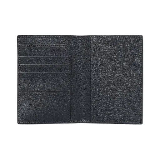 GG passport case with grey interior