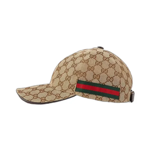 Original GG canvas baseball hat with Web