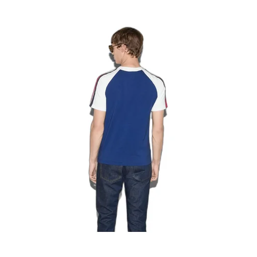 Cotton jersey T-shirt with patch