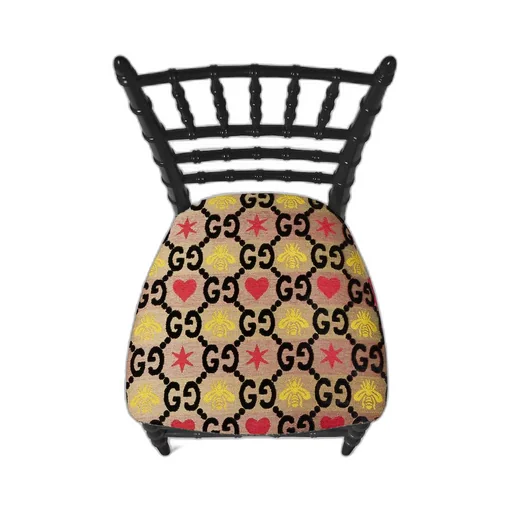 Chiavari chair with GG jacquard