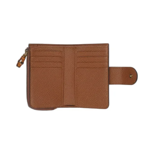 Medium Double G wallet with bamboo