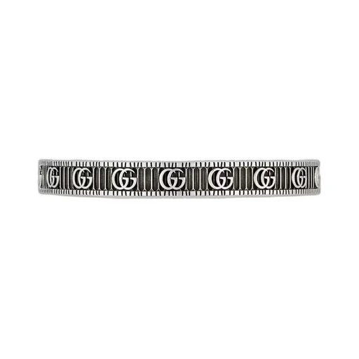 Bracelet with Double G in silver