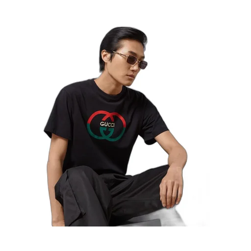 Cotton jersey printed T-shirt