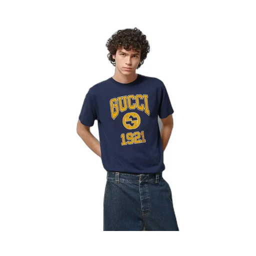 Cotton jersey printed T-shirt