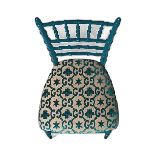 Chiavari chair with GG jacquard