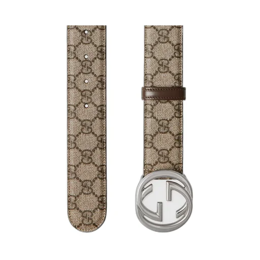 Belt with Interlocking G buckle