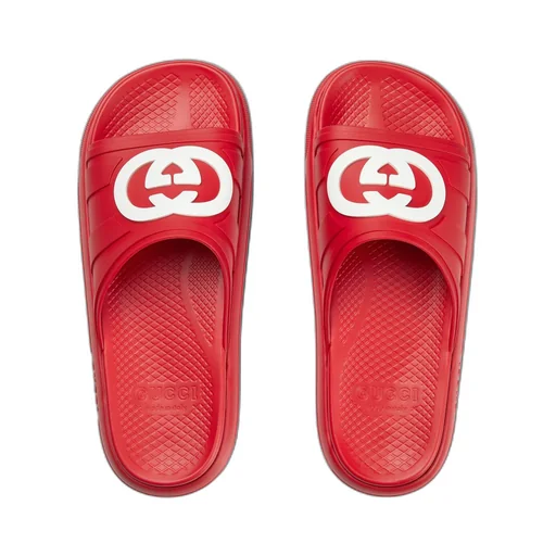 Men's Interlocking G slide sandal