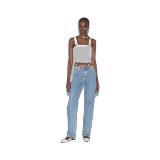 Crochet knit cotton top
