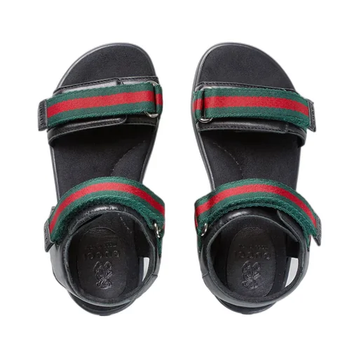 Children's leather sandal with Web