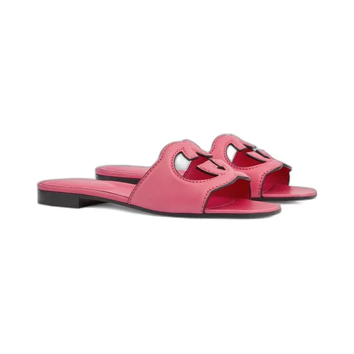 Women's Interlocking G cut-out slide sandal