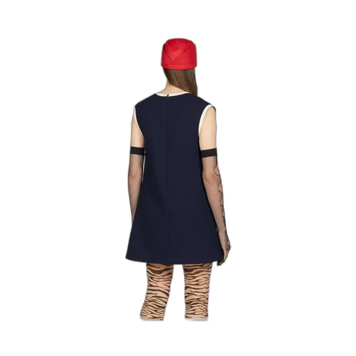 Retro tweed mini dress with Interlocking G