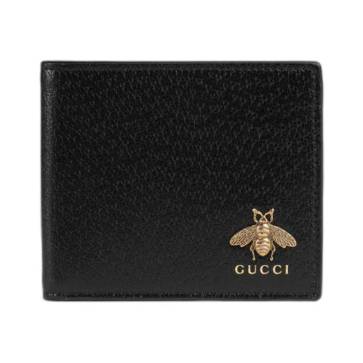 Animalier leather wallet