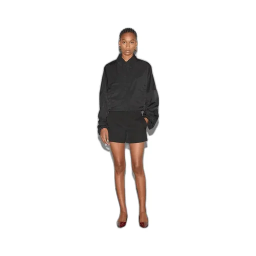 Polyester twill bomber jacket