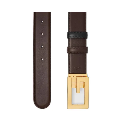 Reversible belt with Square G buckle
