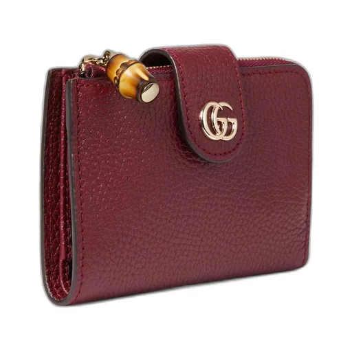 Medium Double G wallet with bamboo