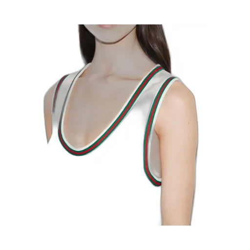 Short technical jersey dress with Web