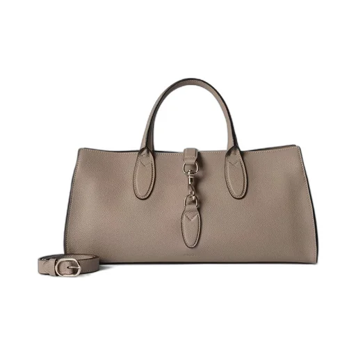 Medium tote bag with hook closure