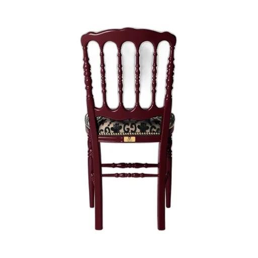 Wood chair with GG bees and stars