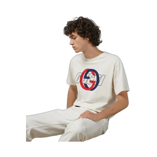 Cotton jersey printed T-shirt