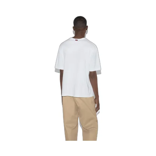 Cotton jersey T-shirt with embroidery