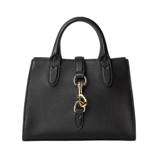Small tote bag with hook closure