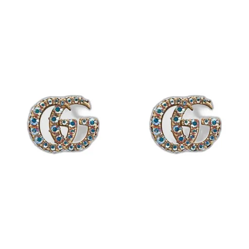 Crystal Double G earrings