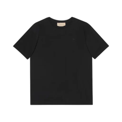 Cotton jersey T-shirt with Double G