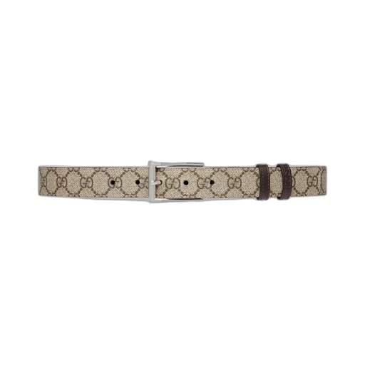 Reversible belt with rectangular buckle