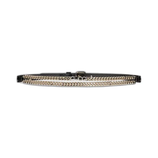 Thin belt with Gucci chain