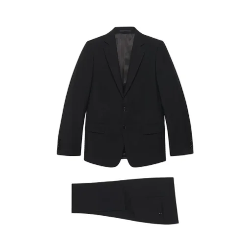Slim fit wool mohair suit