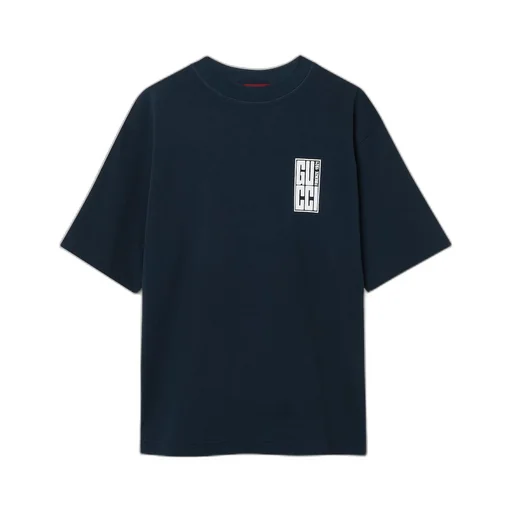 Cotton jersey T-shirt with Gucci print