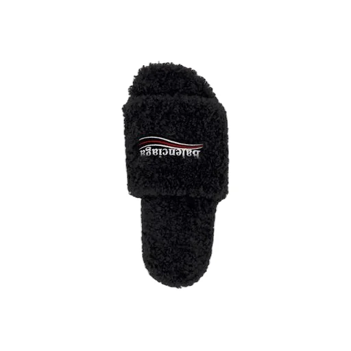 Furry Slide Sandal