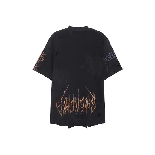 Paris Moon Upside Down T-Shirt Oversized