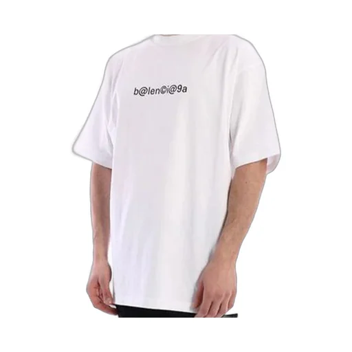 Symbolic Round Neck Alphabet Printing T-Shirt
