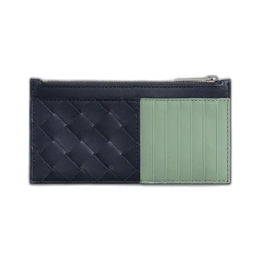 Intrecciato Long Zippered Card Case