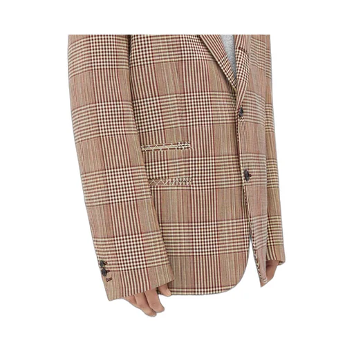 Double Cotton Check Jacket