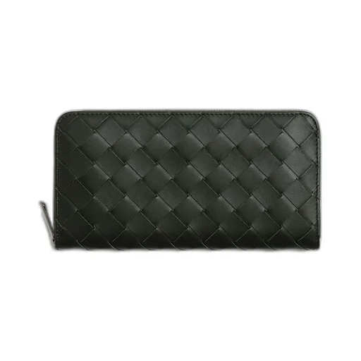 Intrecciato Zip Around Wallet