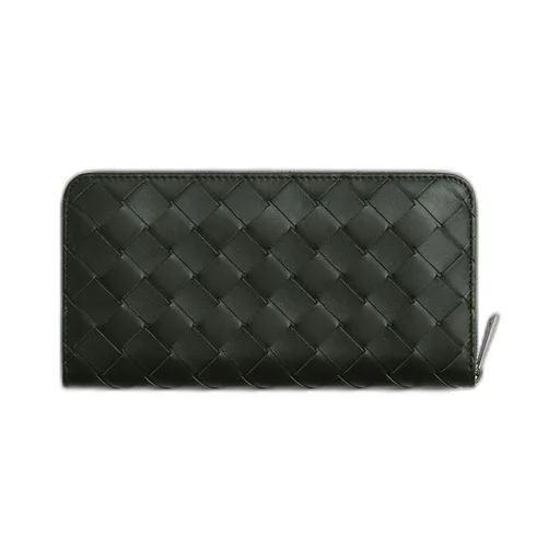 Intrecciato Zip Around Wallet