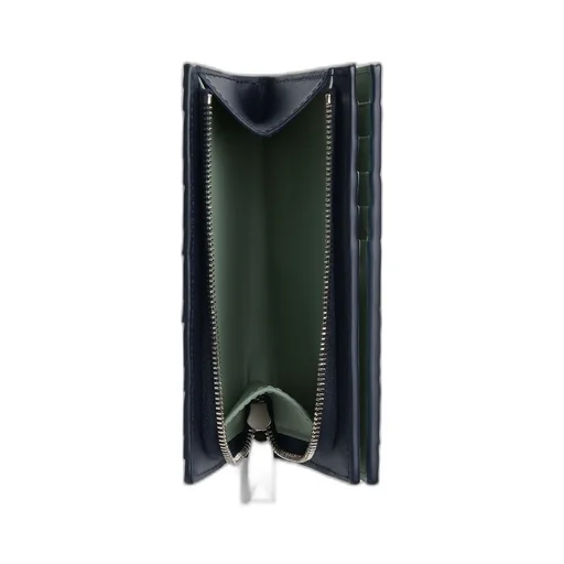 Intrecciato Medium Bi-Fold Wallet With L-Zip
