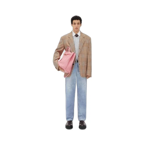 Double Cotton Check Jacket