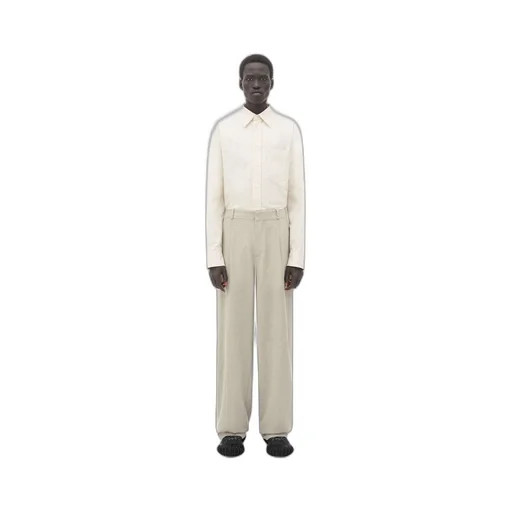 Wool Silk Mouline Trousers