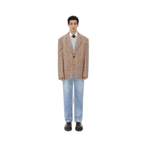 Double Cotton Check Jacket