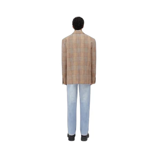 Double Cotton Check Jacket