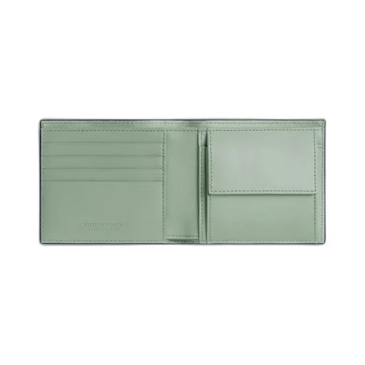Intrecciato Bi-Fold Wallet With Coin Purse