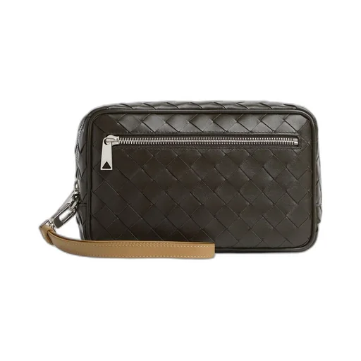 Intrecciato Small Pouch With Wristlet