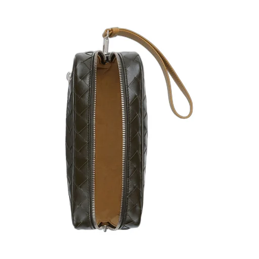 Intrecciato Small Pouch With Wristlet