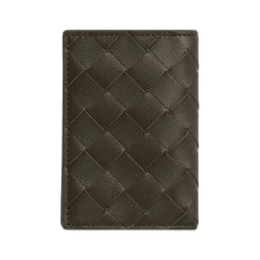 Intrecciato Flap Card Case