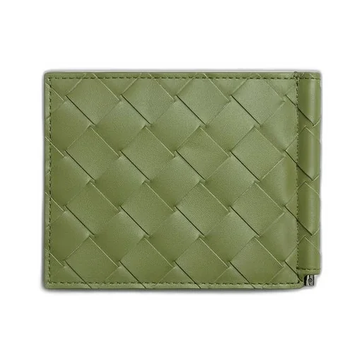 Intrecciato Bill Clip Wallet