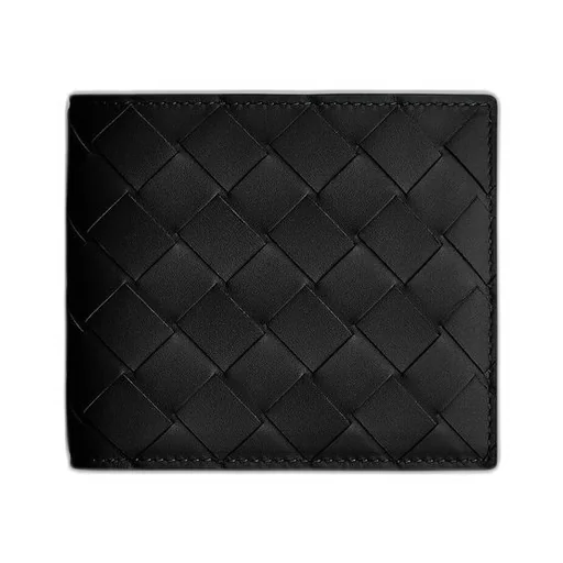 Intrecciato Bi-Fold Wallet With Coin Purse